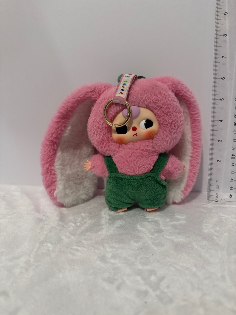 Genuine BABY THREE Where is Spring? “Pink Alocasia” Plush Pendant